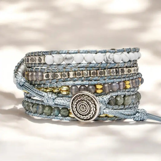 CD Rose Quarts Loving Wrap Bracelet