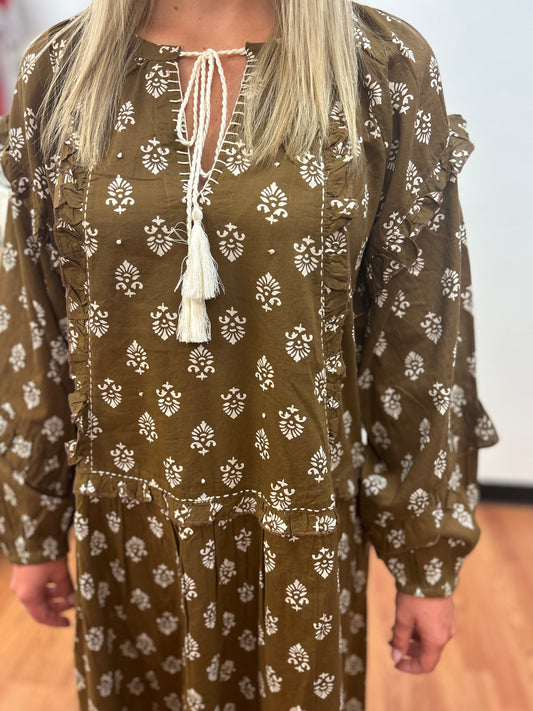 Hubbard Maxi Dress by Mud Pie