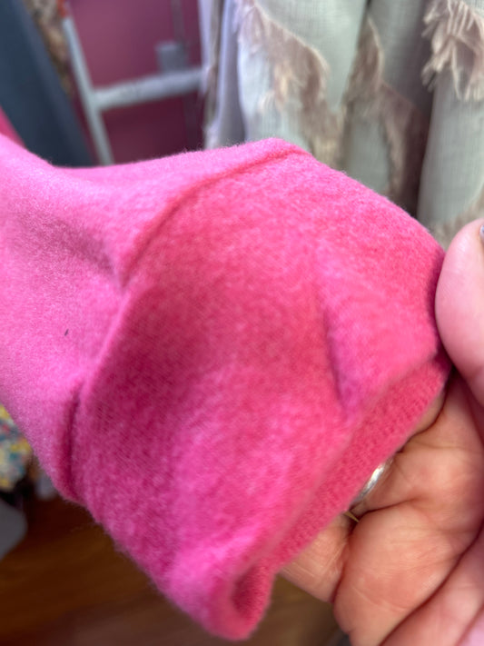 Suzette Girls Oversized Fleece Crop Top - Ultra Soft Brushed Fleece