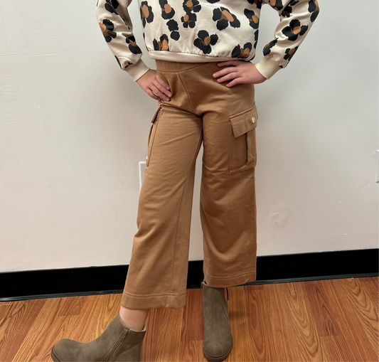 Mayoral Girls Knit Cargo Pants