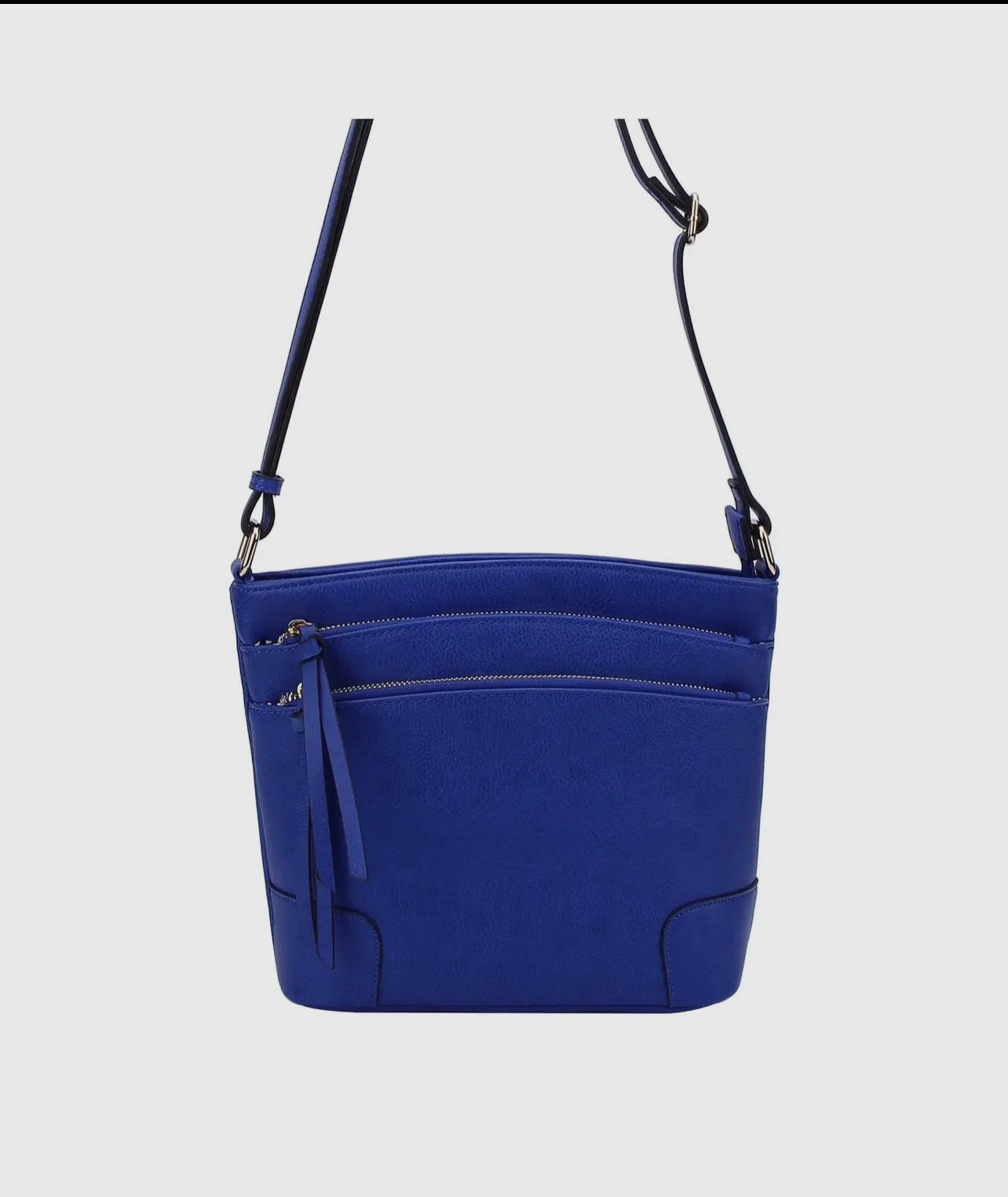 Rachel Double Zip Crossbody Bag - Hands