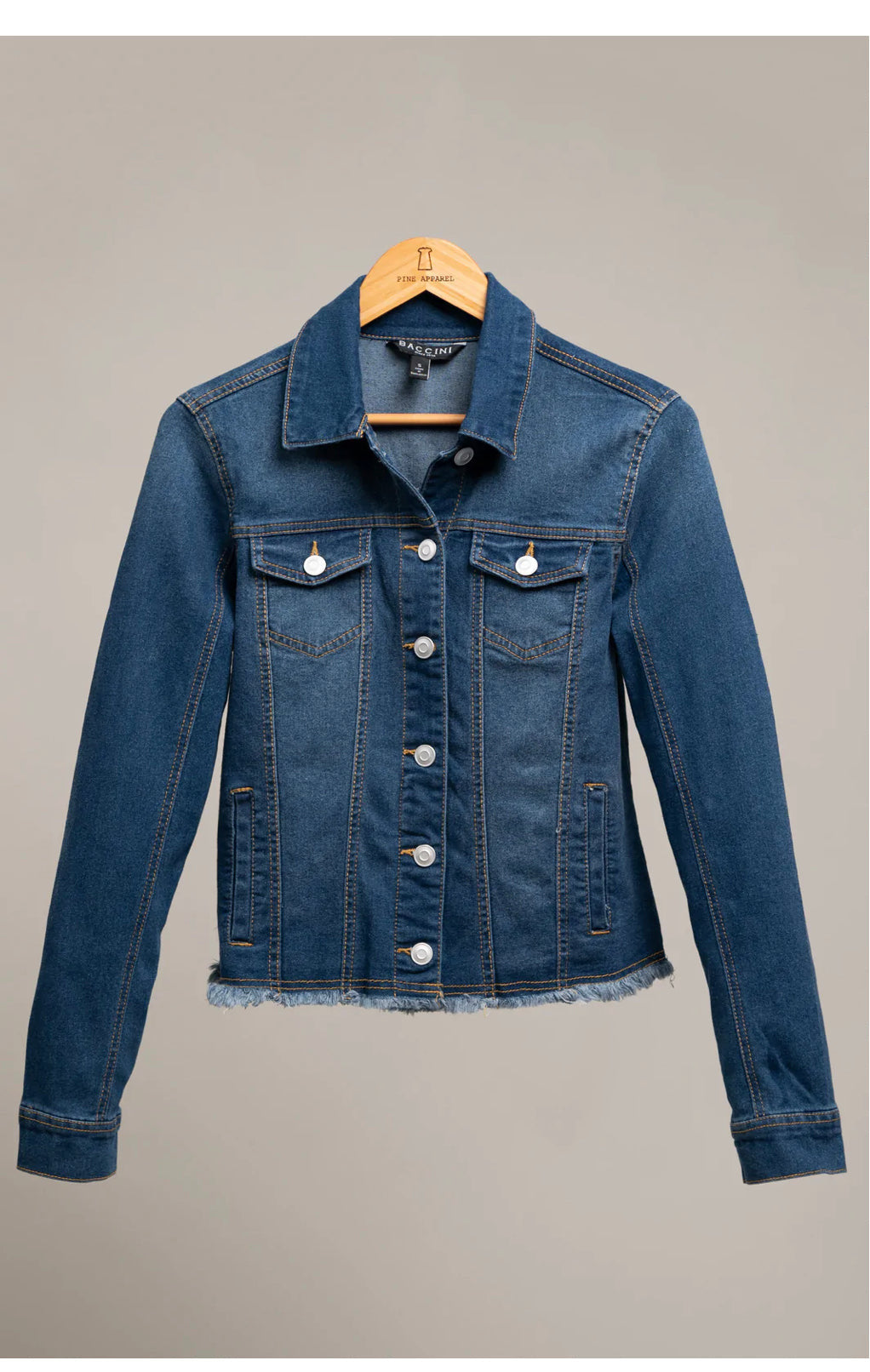 Heart of Pine Frayed Denim Jacket - 5 Colors
