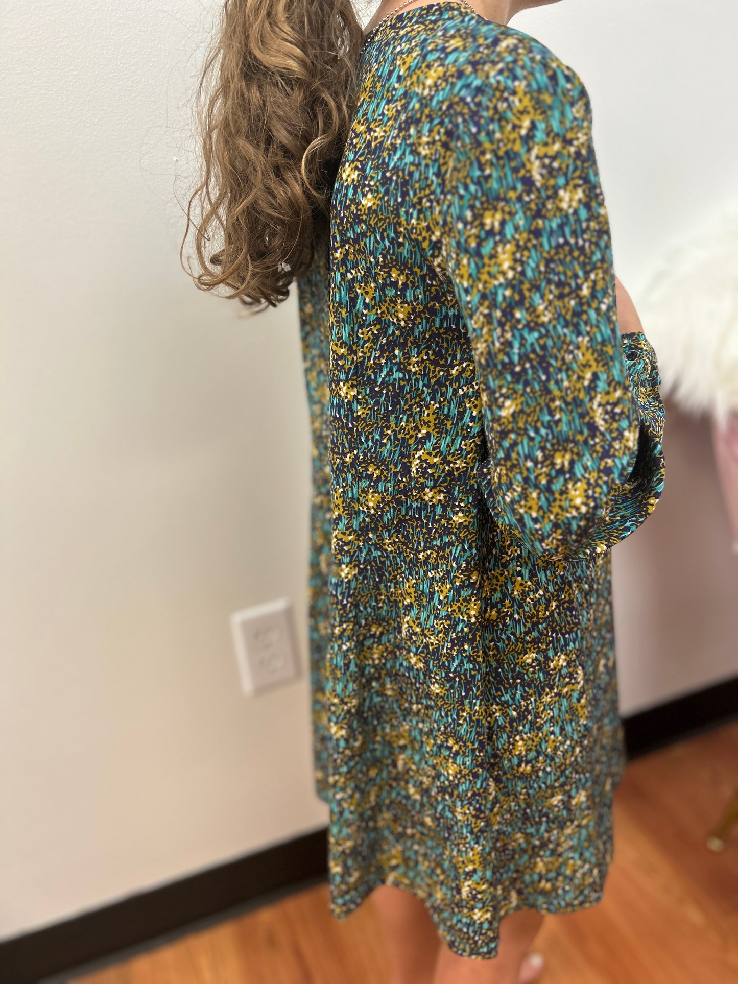 MM-Girls Purple Empire Waist Dress (Just Kidding Around)