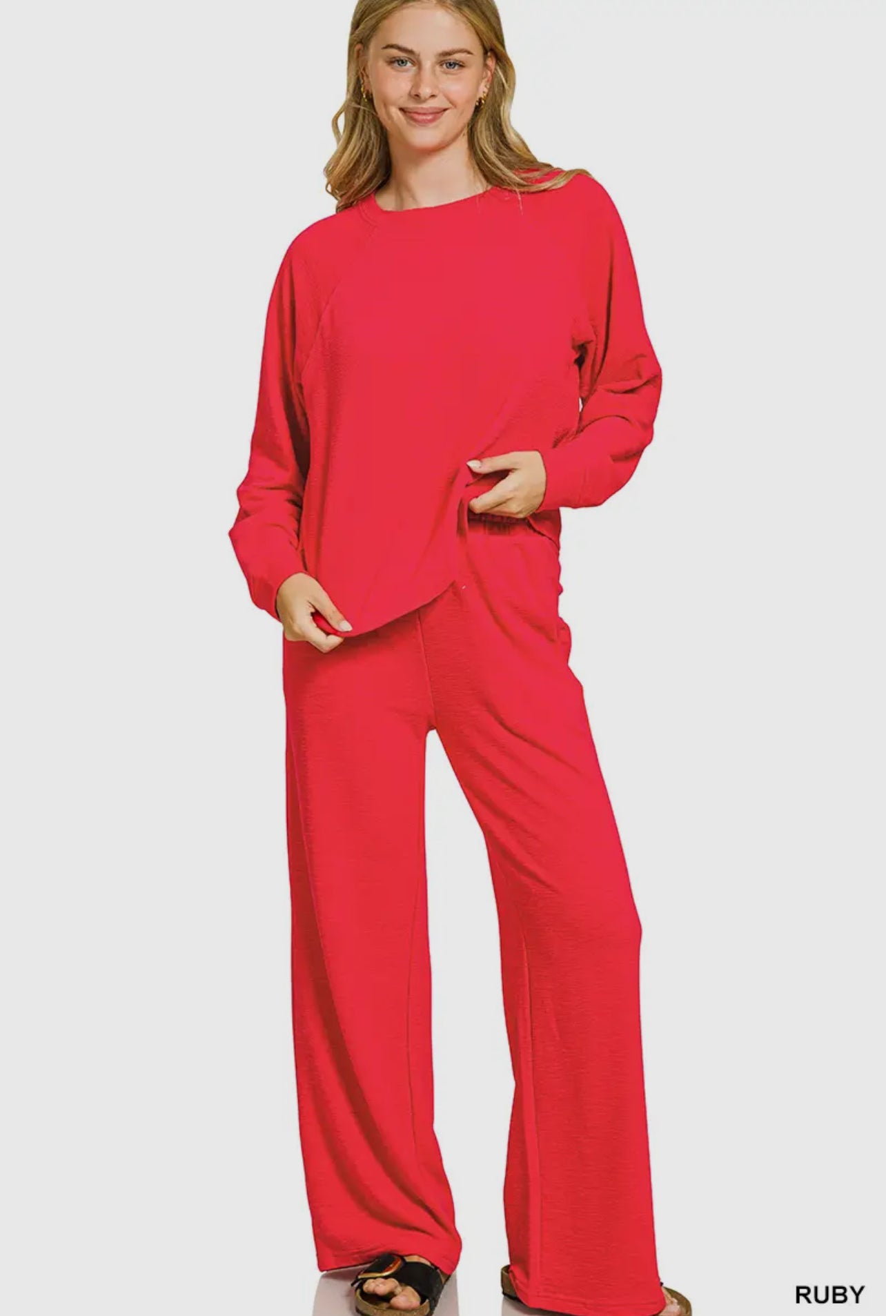 Rubies Are Red 2 Piece Set by Zenana