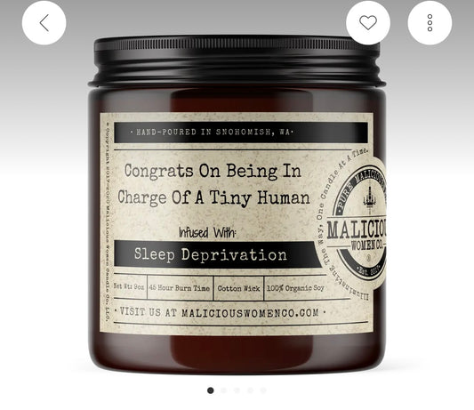 Malicious Women Co Organic Soy Jar Candles