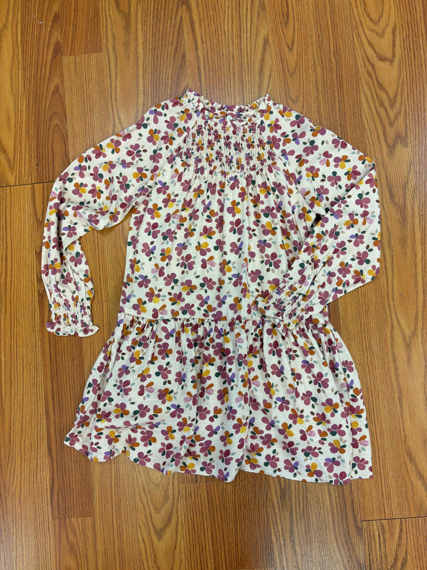 Mayoral Girls Floral Drop Waist Dress