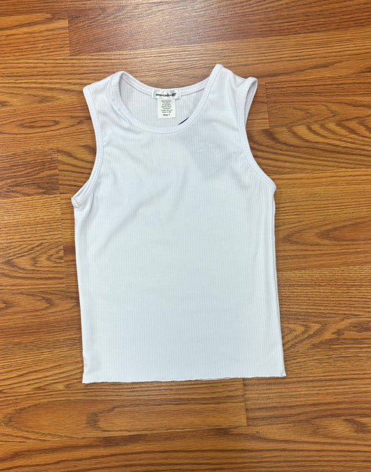 AC407 - Girls Rib Knit Workout Tank