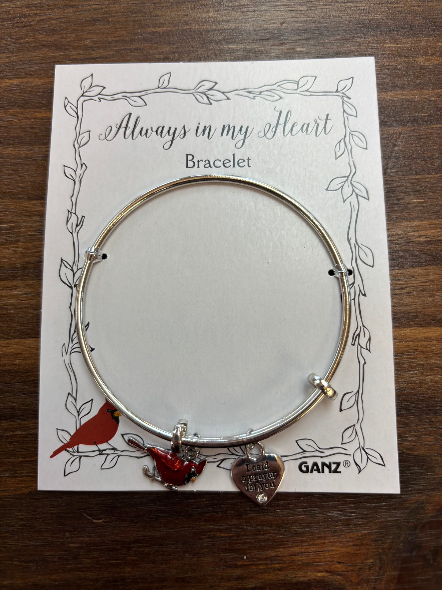 Ganz Always in My Heart Cardinal Bracelets
