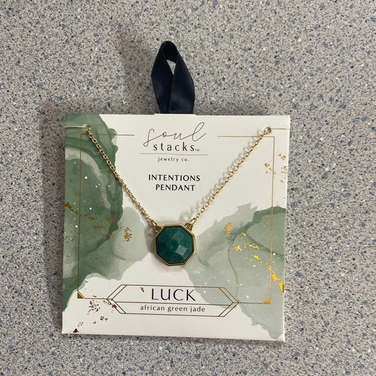 SS - Intentions Semi-Precious Stone Pendants (JKA)