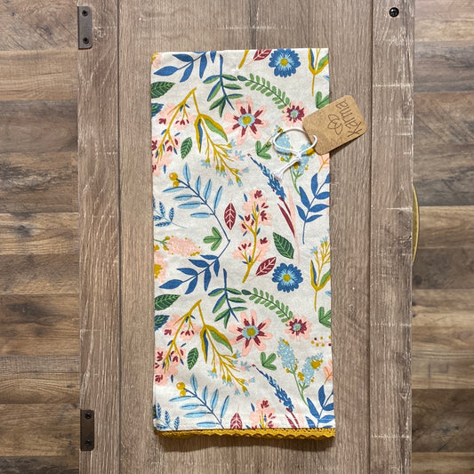 SJ Karma Tea Towels - Cotton with Tatted Lace