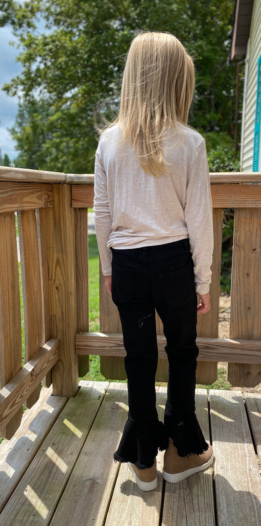 GG-Girls Twisted Knot Top (Just Kidding Around)