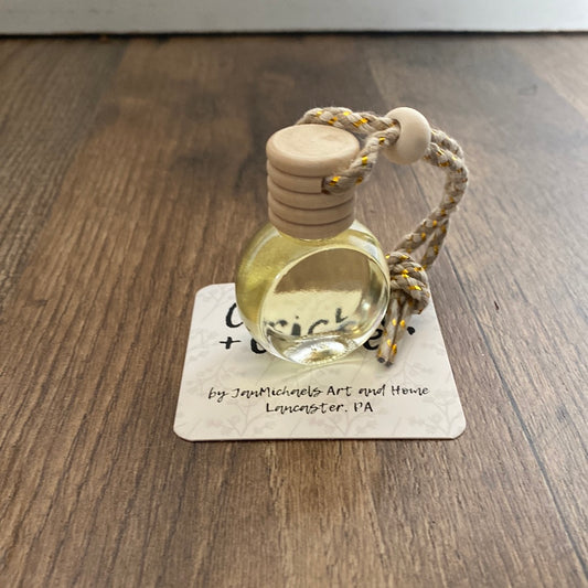 JM Car Diffuser - Boho Wooden and Glass Design