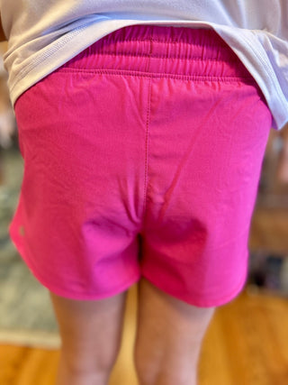 90 Degree by Reflex Girls' Active Woven Running Shorts with Built - In Liner - All About Me Boutique