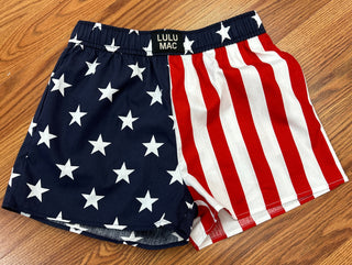 Lulu Mac Stars And Stripes Boxer Shorts
