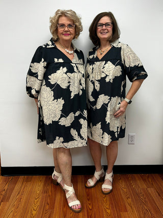 Mellie Floral Dress by Pixie+Ivy - All About Me Boutique