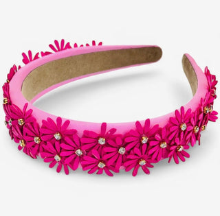 Daisy Flower & Stone Headband - All About Me Boutique