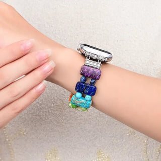 Sacred Chakra Stretch Apple Watch Band by Cape Diablo - All About Me Boutique