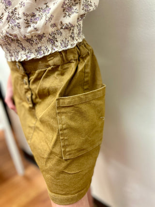 Vignette Girls Brown Denim Skirt - All About Me Boutique