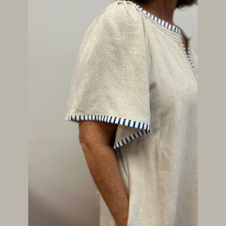 Linen Luxury Dress by Umgee - All About Me Boutique