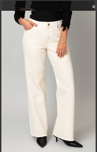Heart of Pine Wide Leg Jeans - All About Me Boutique