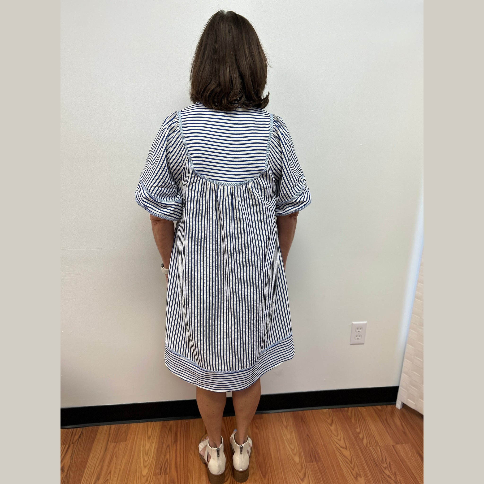Striped Shift Dress by Umgee