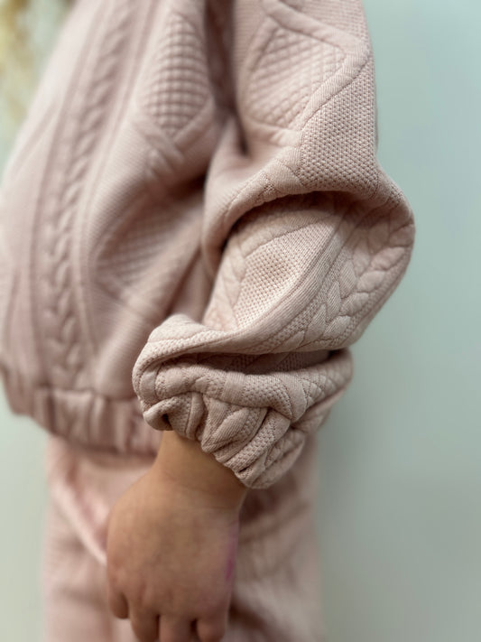 Mayoral Girls Textured Knit Pullover