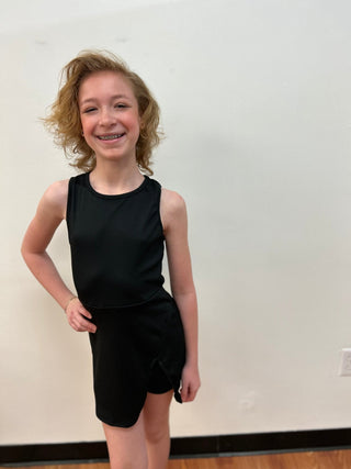 GG Girls Ribbed Knit Tennis Dress - All About Me Boutique