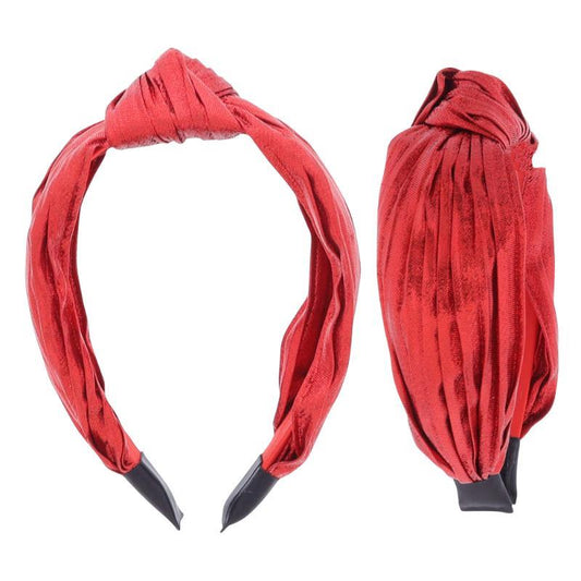 JM- Red Satin Headband