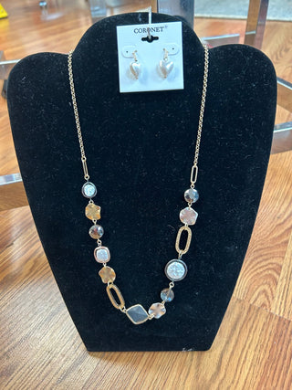 Gold & Pearl Necklace Set - All About Me Boutique