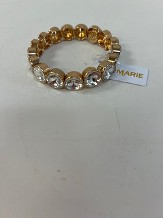 JM - Clear Crystal Stretch Bracelet - All About Me Boutique
