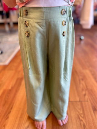 Girls Button Pants by Mayoral - All About Me Boutique