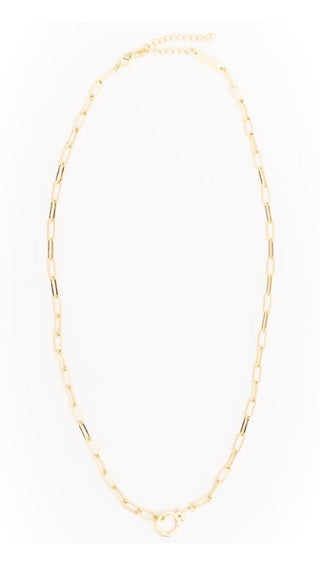 Michelle McDowell Thea Gold Necklace - Customizable Charm Bar - All About Me Boutique