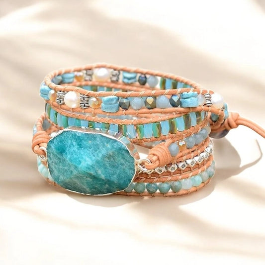 CD Amazonite Heaven On Earth Wrap Bracelet