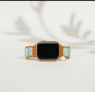 Amazonite Protection Apple Watch Strap by Cape Diablo - All About Me Boutique