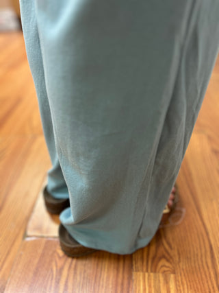 Tenly Girls Ice Blue Pleated Front Pants