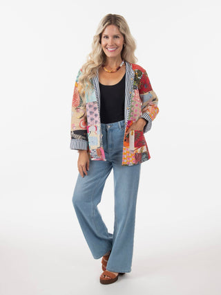 Quilted Patchwork Jacket by Ashley Taylor