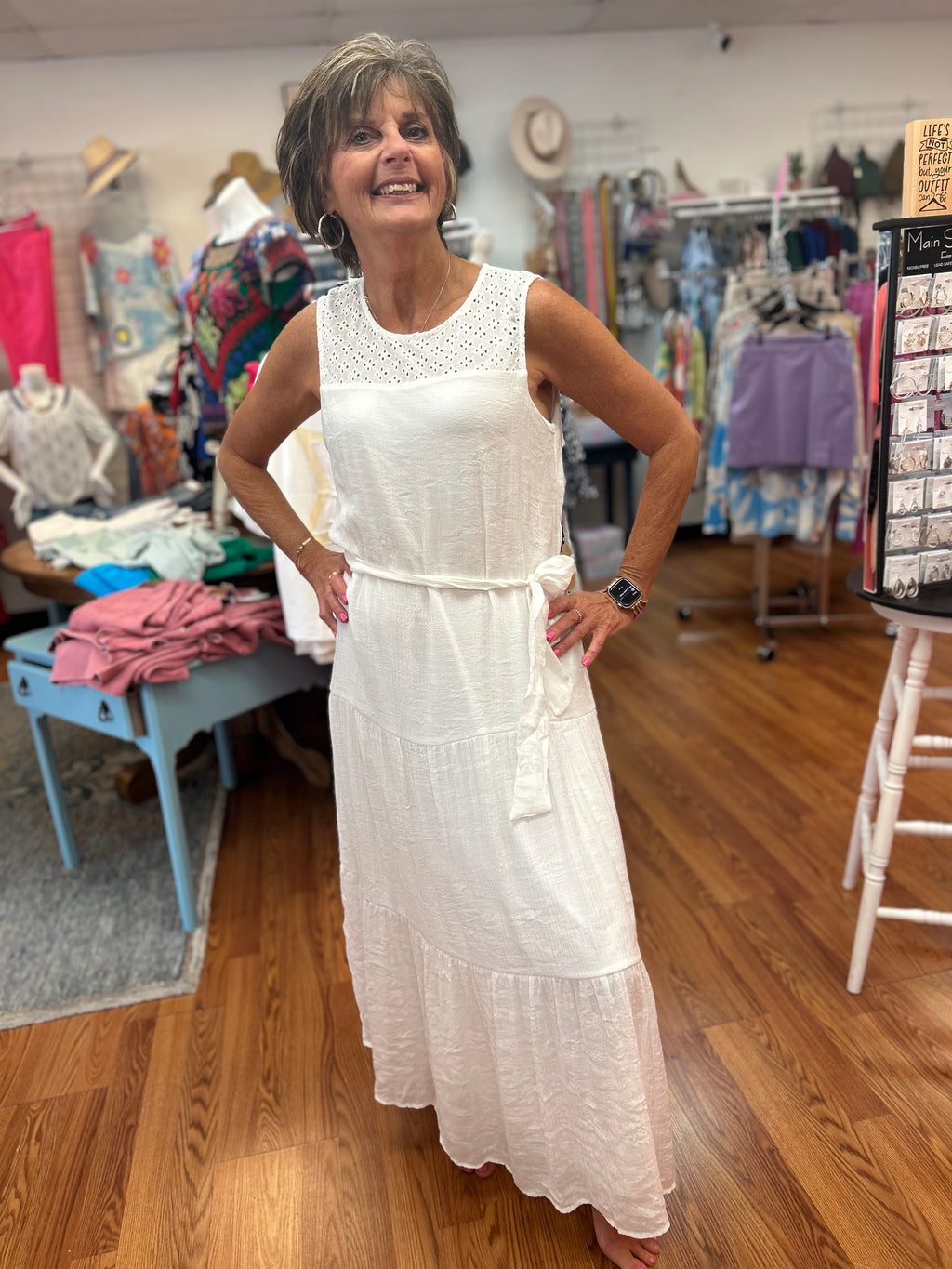 Graceful Ivory Dress