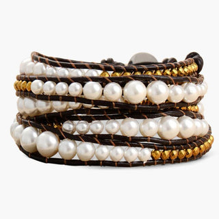 Pearl Wrap Bracelet by Cape Diablo - All About Me Boutique