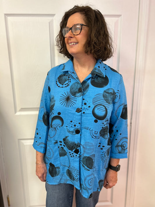 Blue Surprise Blouse