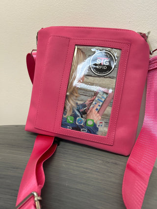 Zoe Cell Phone Purse in Hot Pink by Save the Girls - All About Me Boutique