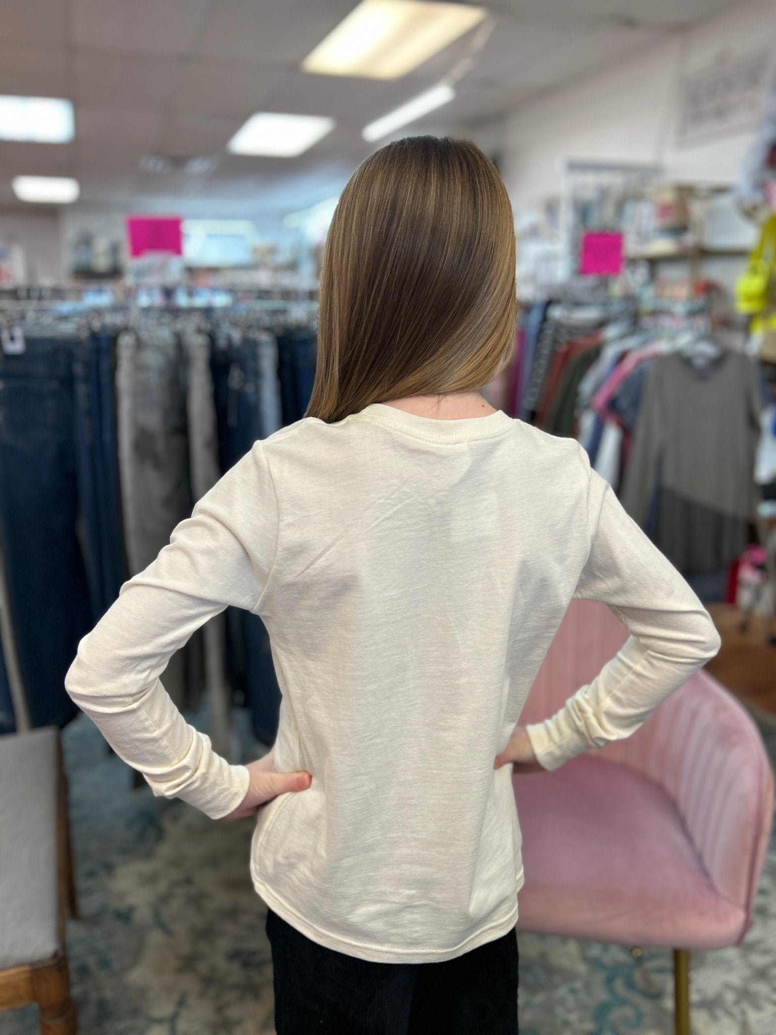 Girls Daddy and Me Long Sleeve Tee - 100% Cotton - All About Me Boutique