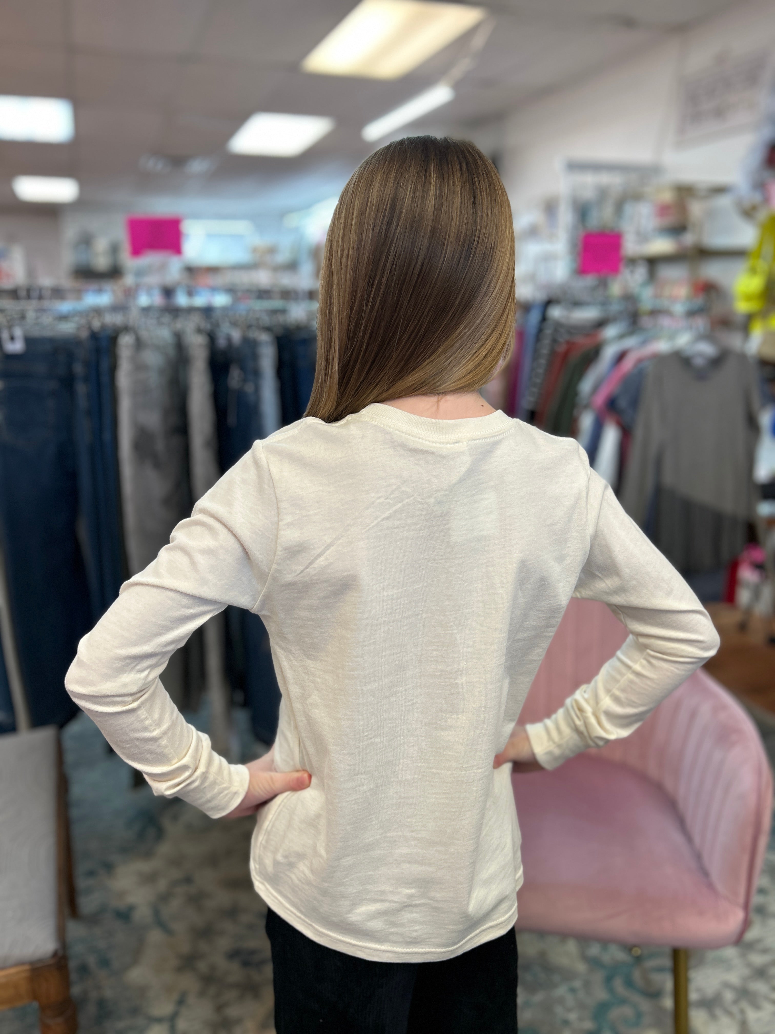 Girls Daddy and Me Long Sleeve Tee - 100% Cotton