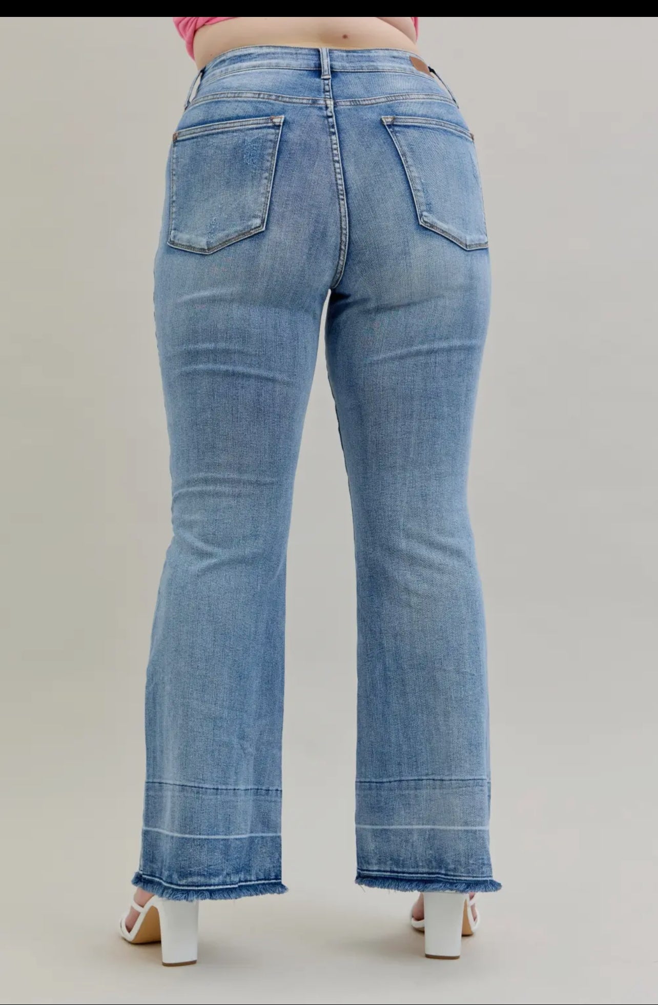 Fit and Flare Jeans - Plus by Judy Blue