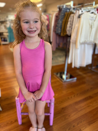Girls Racerback Tank Dress - All About Me Boutique
