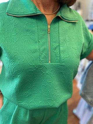 Emerald Pop Shorts Set - All About Me Boutique