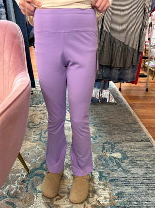 Iscream Girls Vivid Violet Flare Leggings - All About Me Boutique