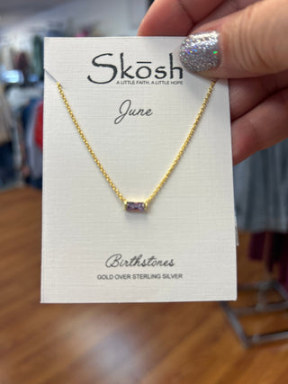 Birthstone Pendant Necklaces by Skosh - All About Me Boutique
