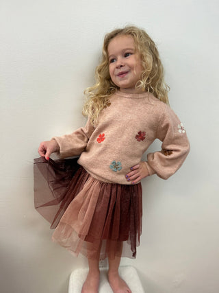 Minymo Girls Layered Tulle Skirt with Glitter - All About Me Boutique