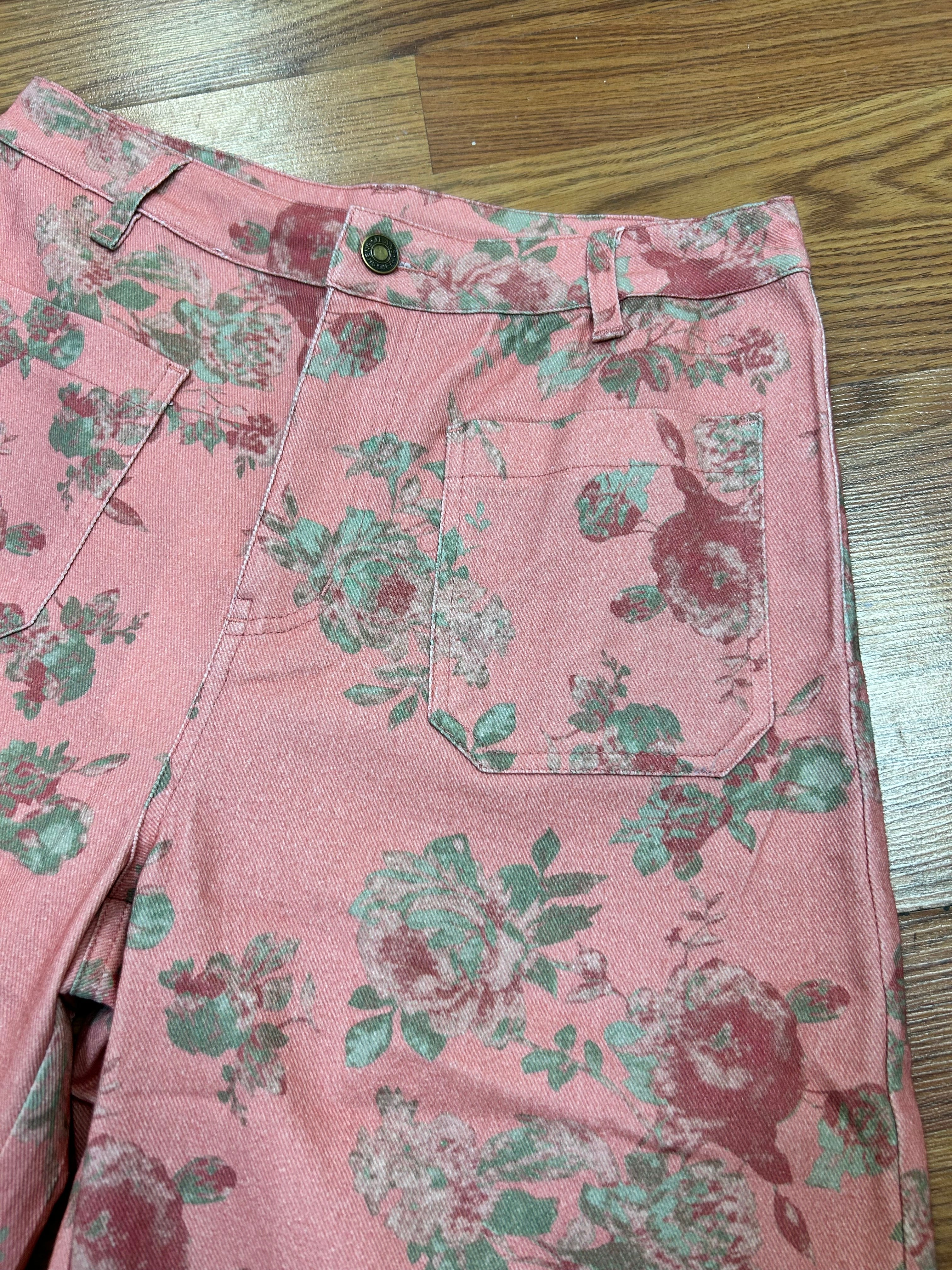 Floral Denim Jeans by Entro