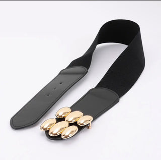 Stretch Belt with Metal Buckle